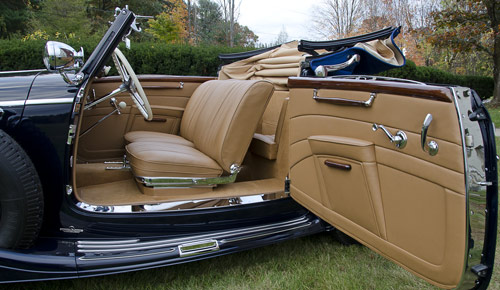 1937 Mercedes-Benz 540 interior restoration