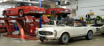 Service and Restoration Mercedes-Benz SL